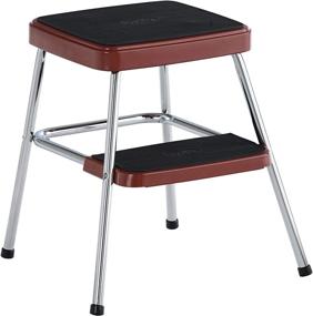 img 4 attached to 🪜 COSCO 11330RED1E Stylaire Retro Two-Step Stool in Red - Convenient and Stylish Solution for Easy Access