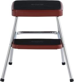 img 2 attached to 🪜 COSCO 11330RED1E Stylaire Retro Two-Step Stool in Red - Convenient and Stylish Solution for Easy Access