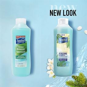 img 2 attached to 🌊 Suave Essentials Ocean Breeze Shampoo: Moisturizing & Nourishing Formula for Dry Hair - 30 oz, Pack of 6