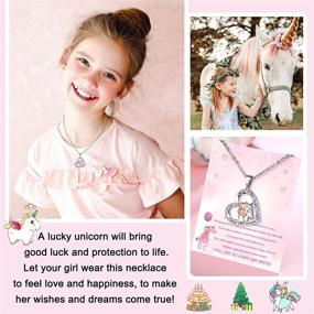 img 3 attached to 🎁 Perfect Gift for Birthdays and Christmas: Girls' Necklace - Ideal for Daughters and Granddaughters in Necklaces & Pendants