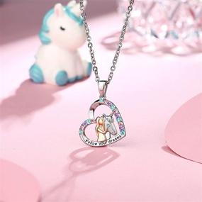 img 1 attached to 🎁 Perfect Gift for Birthdays and Christmas: Girls' Necklace - Ideal for Daughters and Granddaughters in Necklaces & Pendants