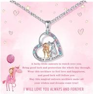 🎁 perfect gift for birthdays and christmas: girls' necklace - ideal for daughters and granddaughters in necklaces & pendants logo