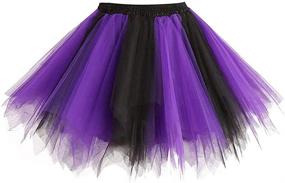 img 1 attached to Vintage Tutu Petticoat Ballet Bubble Skirt for Women - Topdress (Available in 26 Colors)