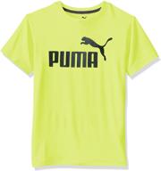 puma мальчики желтый x large топы, футболки и рубашки - размер 18-20 логотип