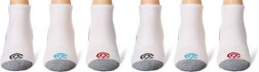 img 3 attached to 🧦 C9 Champion Unisex Adult Training Low Cut Socks - White with Stylish Black, Blue, or Red Accents - Sizes 6-12 US