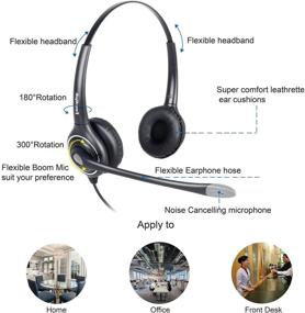 img 3 attached to Гарнитура VoiceJoy с функцией подавления шумов и отстегивающимся вариантом, настраиваемая компьютерная периферия и аксессуары.