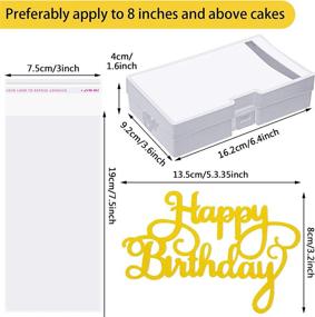 img 3 attached to 🎉 Add Fun to Your Cake with the Pulling Money Box Plastic Cake Money Box - 20 Transparent Bags and Cake Topper Included!