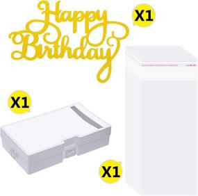 img 2 attached to 🎉 Add Fun to Your Cake with the Pulling Money Box Plastic Cake Money Box - 20 Transparent Bags and Cake Topper Included!