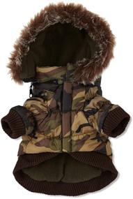 img 1 attached to Fashionable Parka for Pets with Detachable Hood - Pet Life