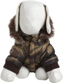 img 4 attached to Fashionable Parka for Pets with Detachable Hood - Pet Life