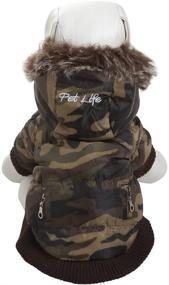 img 2 attached to Fashionable Parka for Pets with Detachable Hood - Pet Life