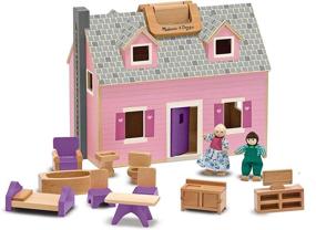img 4 attached to 🏠 Melissa & Doug Portable Dollhouse Carrying Case