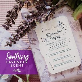 img 2 attached to 🌿 Beautyfrizz Lavender Face Cleansing Wipes - 120 pcs: Gentle Makeup Remover with Aloe Vera, Retinol, and Vitamin E - Stay Fresh with Lavender Wipes