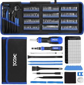 img 4 attached to XOOL 190 in 1 Precision Screwdriver Kit: Repair Electronics with Magnetic Driver & 164 Bits for Computers, Phones, Game Consoles & More!