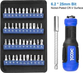 img 2 attached to XOOL 190 in 1 Precision Screwdriver Kit: Repair Electronics with Magnetic Driver & 164 Bits for Computers, Phones, Game Consoles & More!