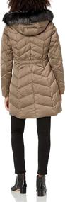 img 2 attached to Tahari Women's Chevron Quilted Puffer Coat, Jacket & Vest Collection