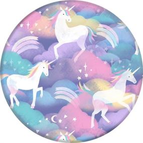 img 3 attached to 🦄 Раскройте волшебство с PopSockets: Единороги в воздухе, складная ручка и подставка для телефонов и планшетов.