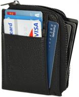 👝 black half zip front pocket wallet for enhanced seo logo