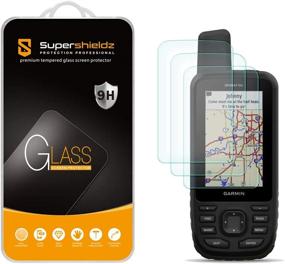 img 1 attached to 📱 Premium Tempered Glass Screen Protector for Garmin GPSMAP 66i 66s 66st 66sr - Set of 3, Anti-Scratch, Bubble-Free