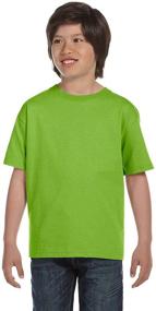 img 1 attached to 👕 Hanes 5380 Kids Beefy T T-Shirt: Premium Boys' Clothing for Comfort and Durability