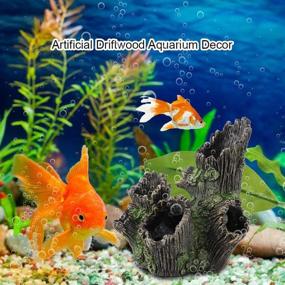 img 1 attached to Pssopp Аквариумные украшения из коряги Искусственный