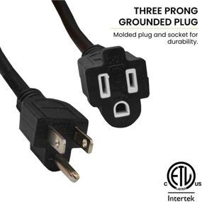 img 1 attached to 🔌 Эффективный наружный удлинитель: GoGreen Power GG 13850BK - устойчивый к погоде и прочный