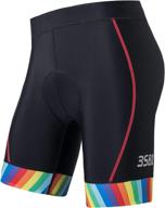 women's padded triathlon shorts - butterfly design for effective bicycle training логотип