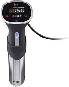 img 2 attached to 🍲 Strata Home Collection Monoprice Sous Vide Immersion Cooker 800W - Adjustable Clamp, Digital LED Touch Screen, Easy to Clean - Black/Silver