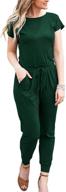 doubcq women's elastic jumpsuit with pockets - clothing and jumpsuits, rompers & overalls logo