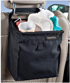 img 4 attached to 🚗 Hanging Car Trash Bag - High Road TrashStash with Leakproof Lining and Convenient Spring Frame Closure