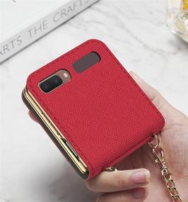 img 3 attached to Yatchen Leather Case Designs Samsung Galaxy Z Flip 2 【2020 Version】 Cell Phones & Accessories