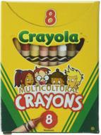 карандаши crayola мультикультурные - набор из 3 (24 шт., по 8 упаковок в каждом) логотип