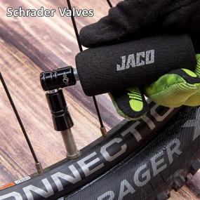 img 1 attached to 🔧 JACO Lightning CO2 Bike Tire Inflator, Presta & Schrader Compatible (CO2 Cartridge Sold Separately)