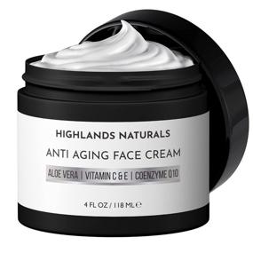 img 4 attached to 🌿 Natural & Organic Anti Aging Face Cream for Men - Advanced Skin Care for Younger Looking Skin - Hydrates, Firms, and Revitalizes - Unscented, 4 oz