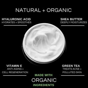 img 1 attached to 🌿 Natural & Organic Anti Aging Face Cream for Men - Advanced Skin Care for Younger Looking Skin - Hydrates, Firms, and Revitalizes - Unscented, 4 oz