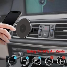 img 1 attached to Magnetic Wireless Compatible Adjustable Auto Alignment Car Electronics & Accessories