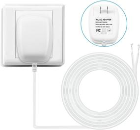 img 4 attached to 💡 24V Power Adapter/Transformer with C-Wire Adapter for Thermostat - Compatible with Honeywell, Ecobee, Nest, and Sensi Smart WiFi Thermostat Pro (25ft/7.6m Cable)