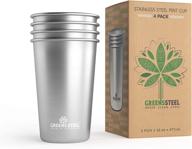 🥤 greens premium stainless steel tumbler logo