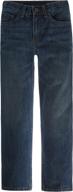 👖 levis regular jeans clouded tones: stylish boys' clothing in denim logo
