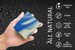 img 2 attached to 🧼 NATURAL AMERICAN SOLDIER Men’s Bar Soap – 100% All Natural, Masculine Scents, Essential Oils, Organic Shea Butter, No Harmful Chemicals – (6pk) Natural Soap Bars Made in USA - Man Soap, 5 oz