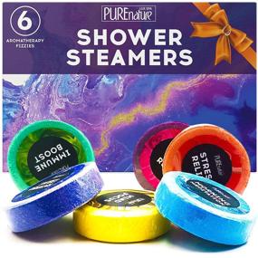 img 4 attached to Aromatic Shower Steamers: Bath Bombs for Showers - Ultimate Stress Relief and Relaxation Gifts for Women and Moms - Soothing Tablets with Eucalyptus and Lavender