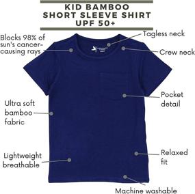 img 3 attached to 👕 Shedo Lane Kids Sun Protective T-Shirts - UPF 50+ UV SPF Shielding Tees