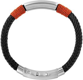 img 4 attached to QLEESI Nautical Bracelet Adjustable 6 88Inches 7 68Inches