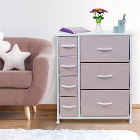 img 1 attached to 👗 Sorbus Dresser Drawers: Stylish and Functional Playroom Furniture for Kids