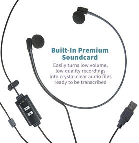 img 2 attached to 🎧 Enhance Transcription Precision with the ECS WordHear-O USB Transcription Headset: Innovative Under-Chin Design