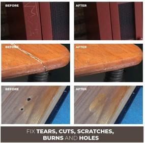 img 1 attached to 🔧 Wood Furniture Repair and Floor Restoration Kit - Hardwood, Laminate, Scratch Remover, Stain Touch Up, Wood Filler, Floor Restorer
