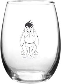 img 3 attached to 🍷 Winnie The Pooh Collectible Wine Glass Set - Eeyore Themed Delights for Disney Fans!