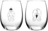 🍷 winnie the pooh collectible wine glass set - eeyore themed delights for disney fans! logo