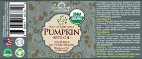 img 3 attached to 🎃 US Organic Pumpkin Seed Oil: USDA Certified, Pure & Natural, Cold Pressed Virgin, Unrefined | Amber Glass Bottle with Eyedropper (2 oz, 56 ml)