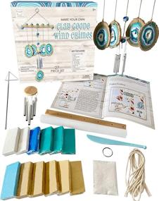 img 1 attached to 🔮 Hapinest Geode Chime Craft Kit for Girls